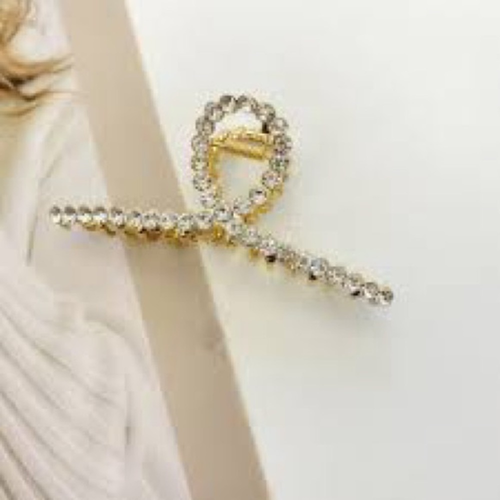 Anthropologie Ettika Scalloped Shell Hair Pin Pearl Jewel Claw Hair Bundle 4 - Picture 10 of 16